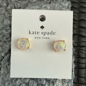 Kate Spade Glitter Gumdrop Studs